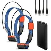 GPS Dog Tracking Collars with LED Beacon, 2-Pack