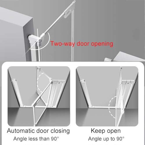 Freestanding Acrylic Pet Safety Gate with Auto Close