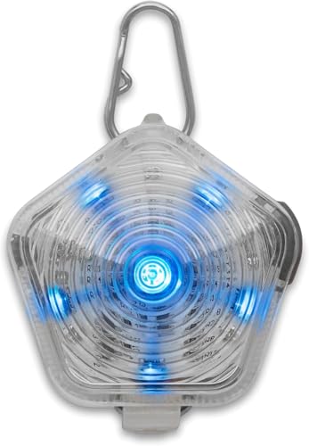 Ruffwear, Beacon Safety Light for Dogs, Rechargeable, Clear Lake