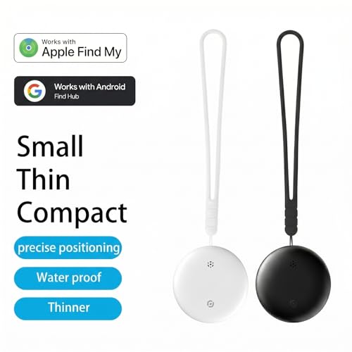 GPS Pet Tracker Tags for iOS & Android, 2-Pack