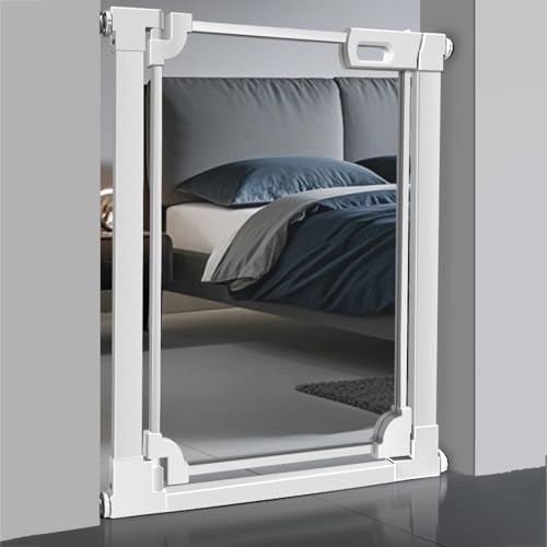 Freestanding Acrylic Pet Safety Gate with Auto Close