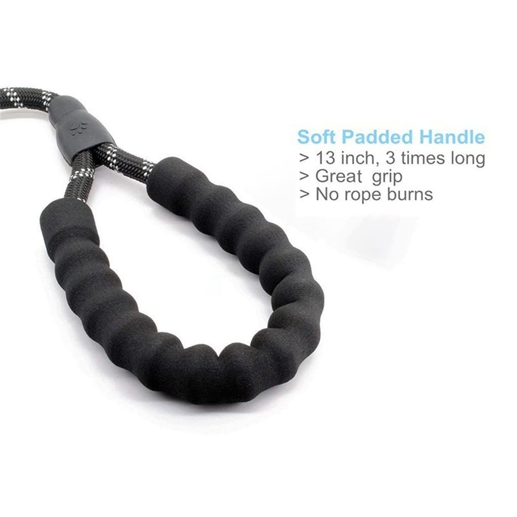 Padded Large Dog Leash with 360° Swivel Buckle