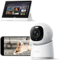 eufy Security 4K Indoor Camera E30*3 & Smart Display E10 (Bundle)
