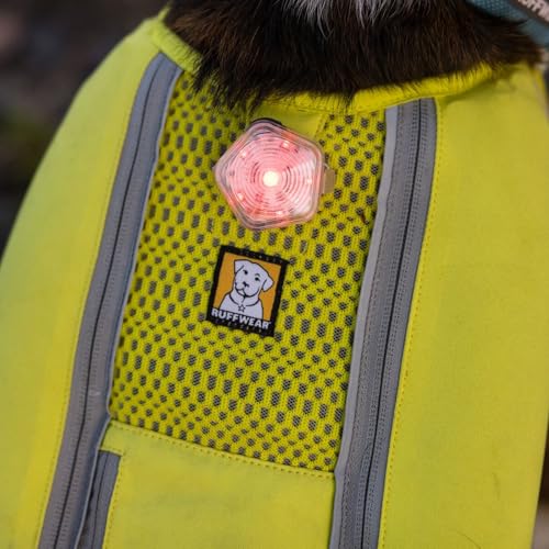 Ruffwear, Beacon Safety Light for Dogs, Rechargeable, Clear Lake