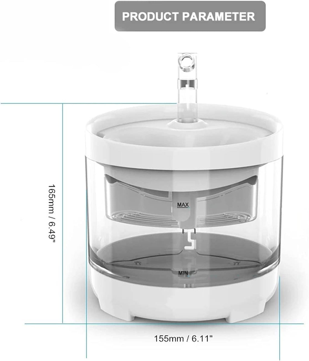 1.6L Automatic Pet Water Fountain with Faucet Kit