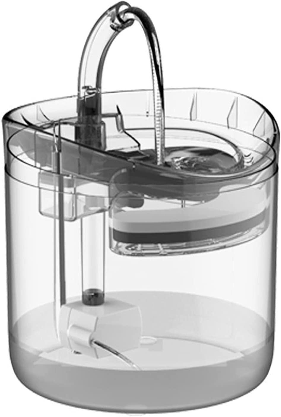 1.8L Automatic Pet Water Fountain with Faucet Kit
