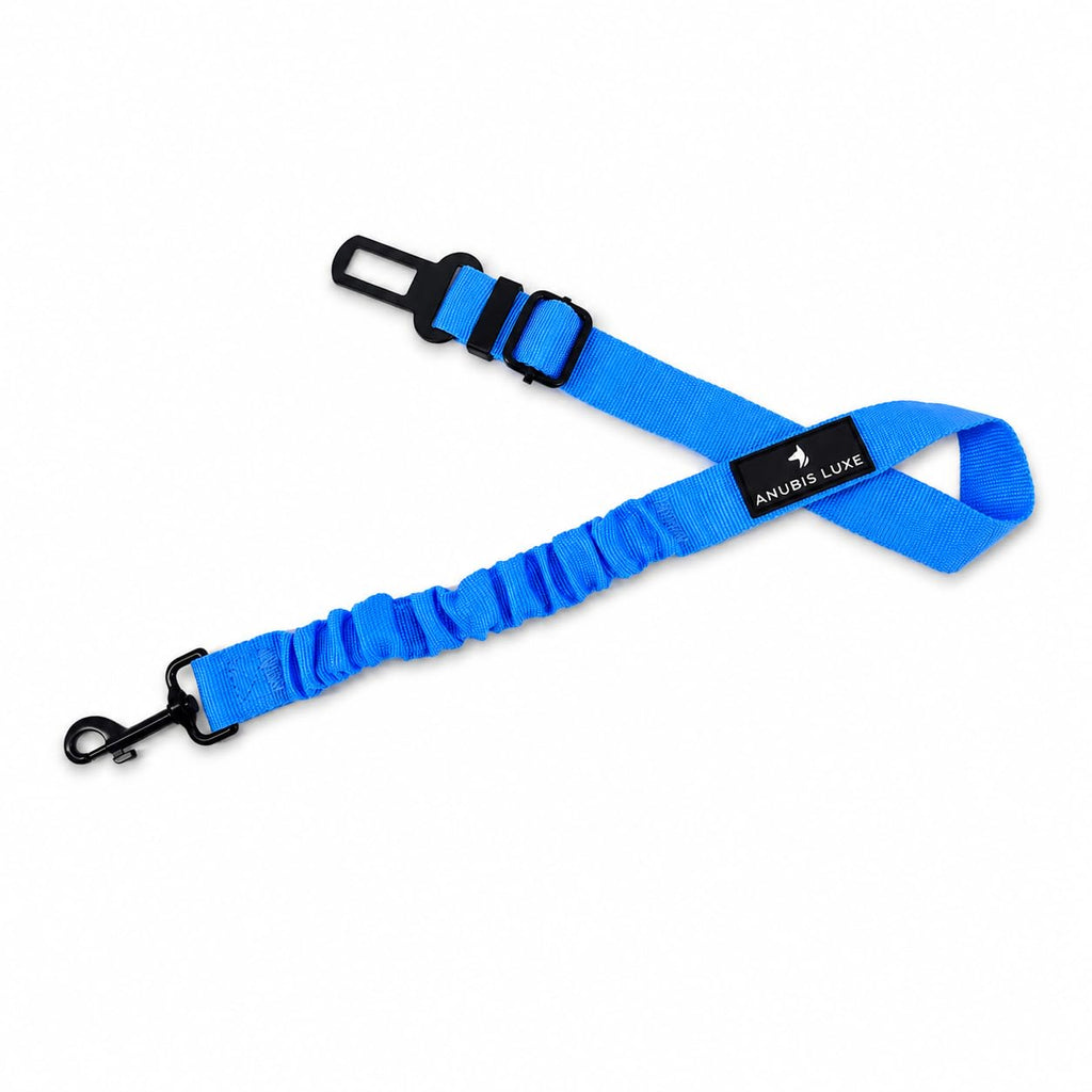 Retractable Dog Seat Belt with Elastic Safety Tether