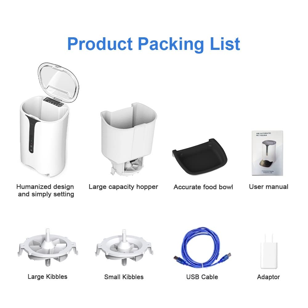 Smart Automatic Pet Feeder with App Control & Timed Feeding