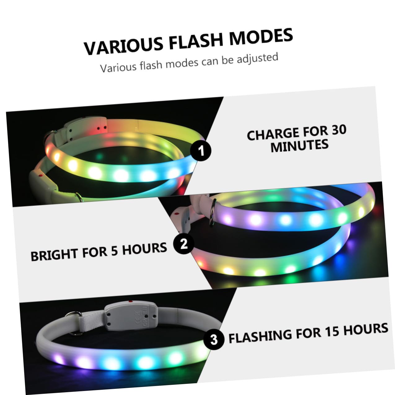 Rechargeable LED Pet Safety Collar