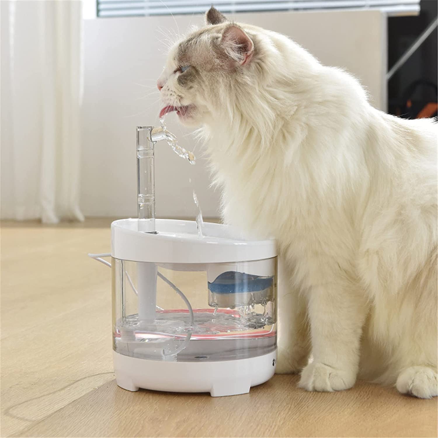 1.6L Automatic Pet Water Fountain with Faucet Kit