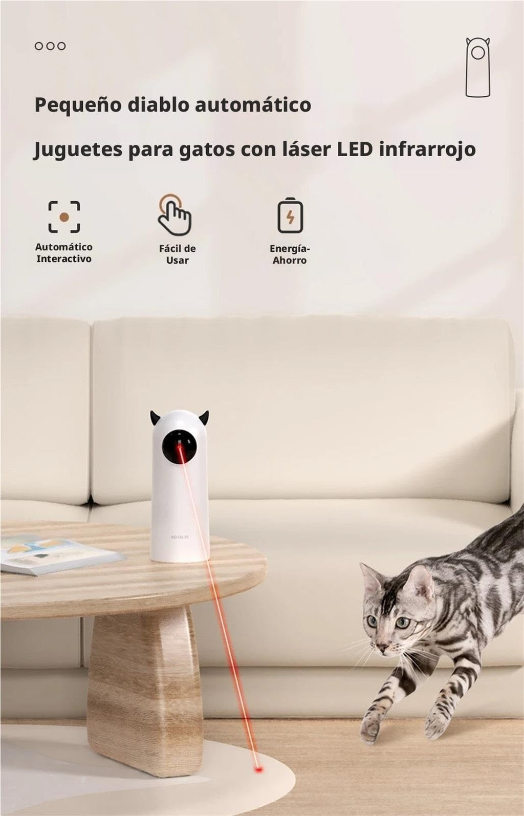 Smart Interactive LED Laser Cat Toy