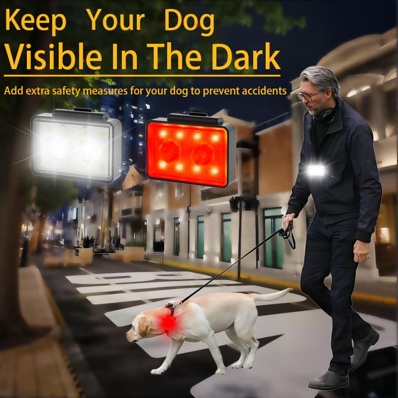 SUPPENGUIN, Rechargeable Dog Collar Lights