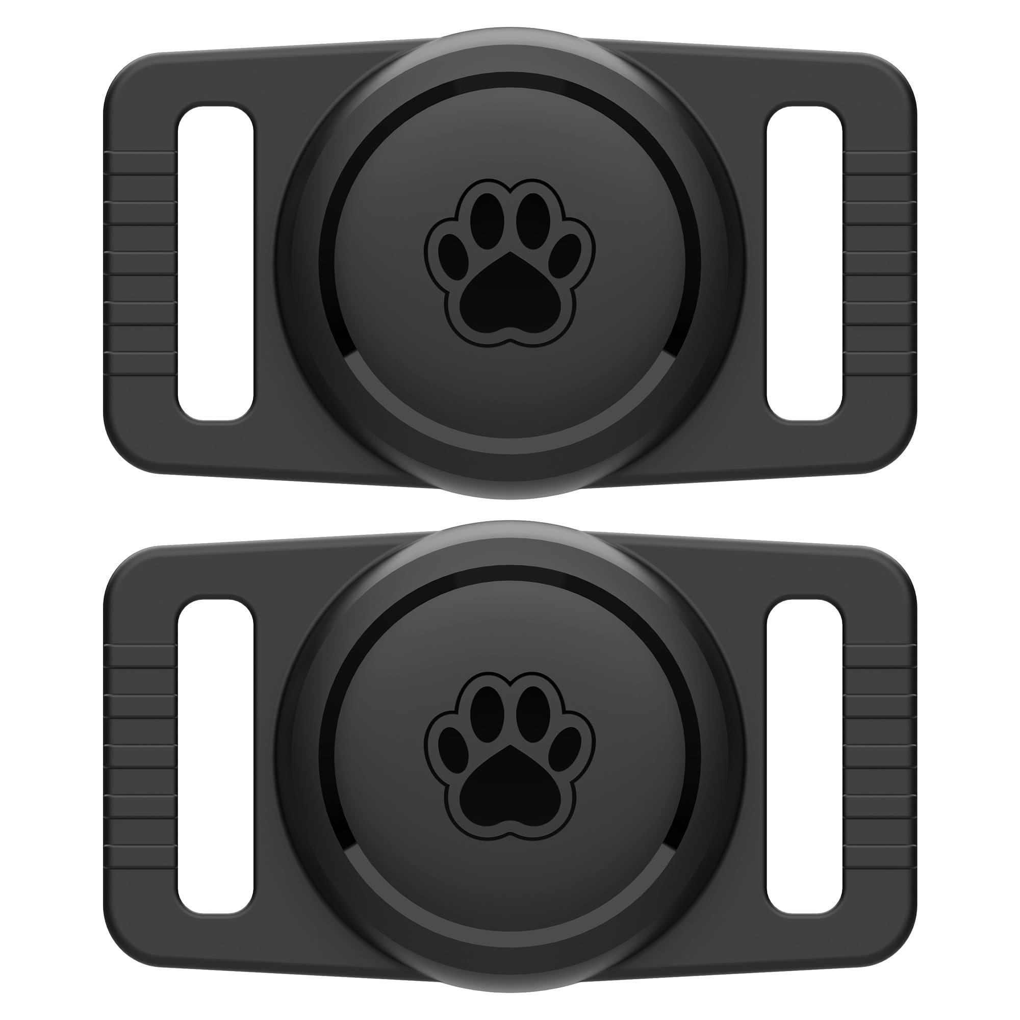Waterproof Pet Tracker Collar Holders, 2-Pack