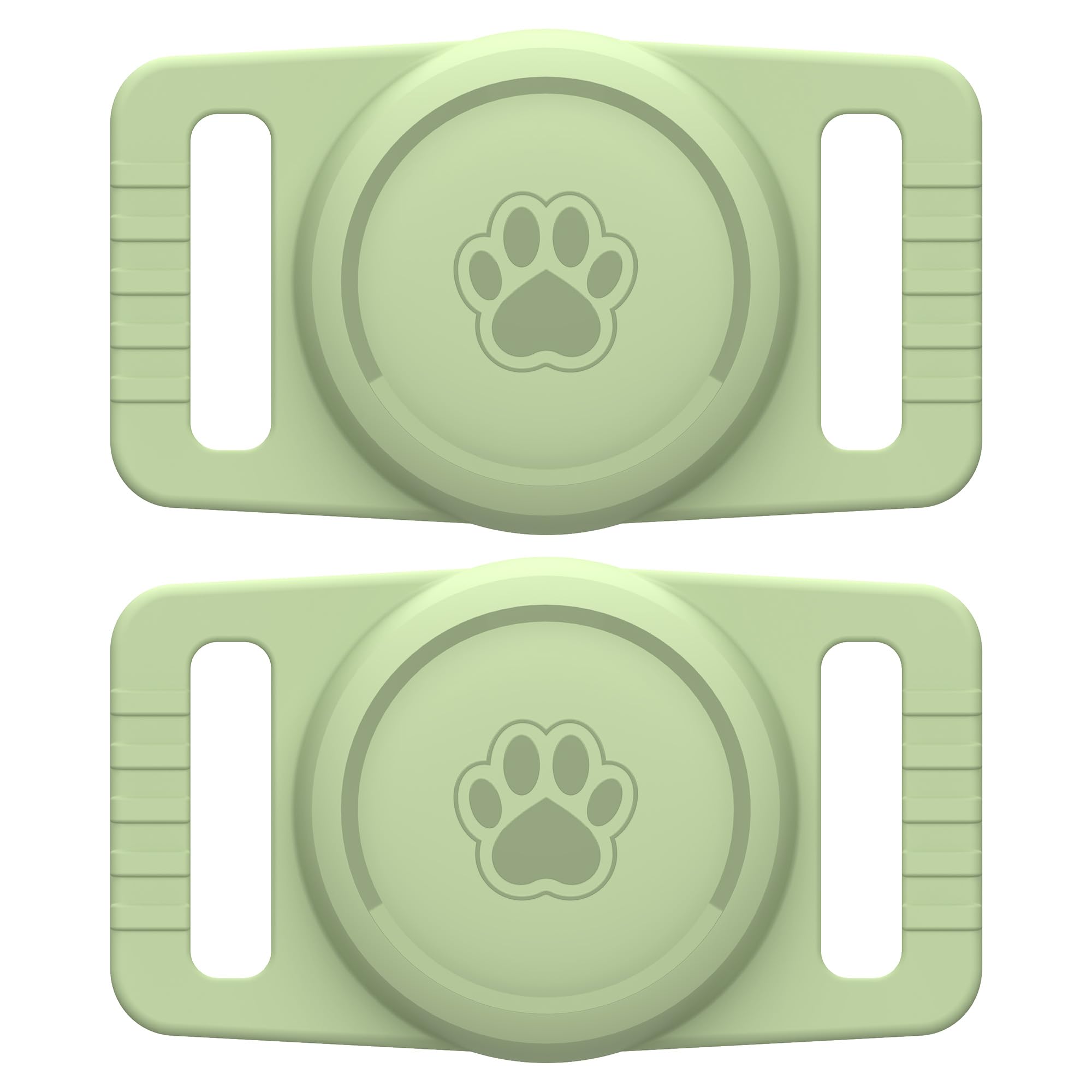 Waterproof Pet Tracker Collar Holders, 2-Pack