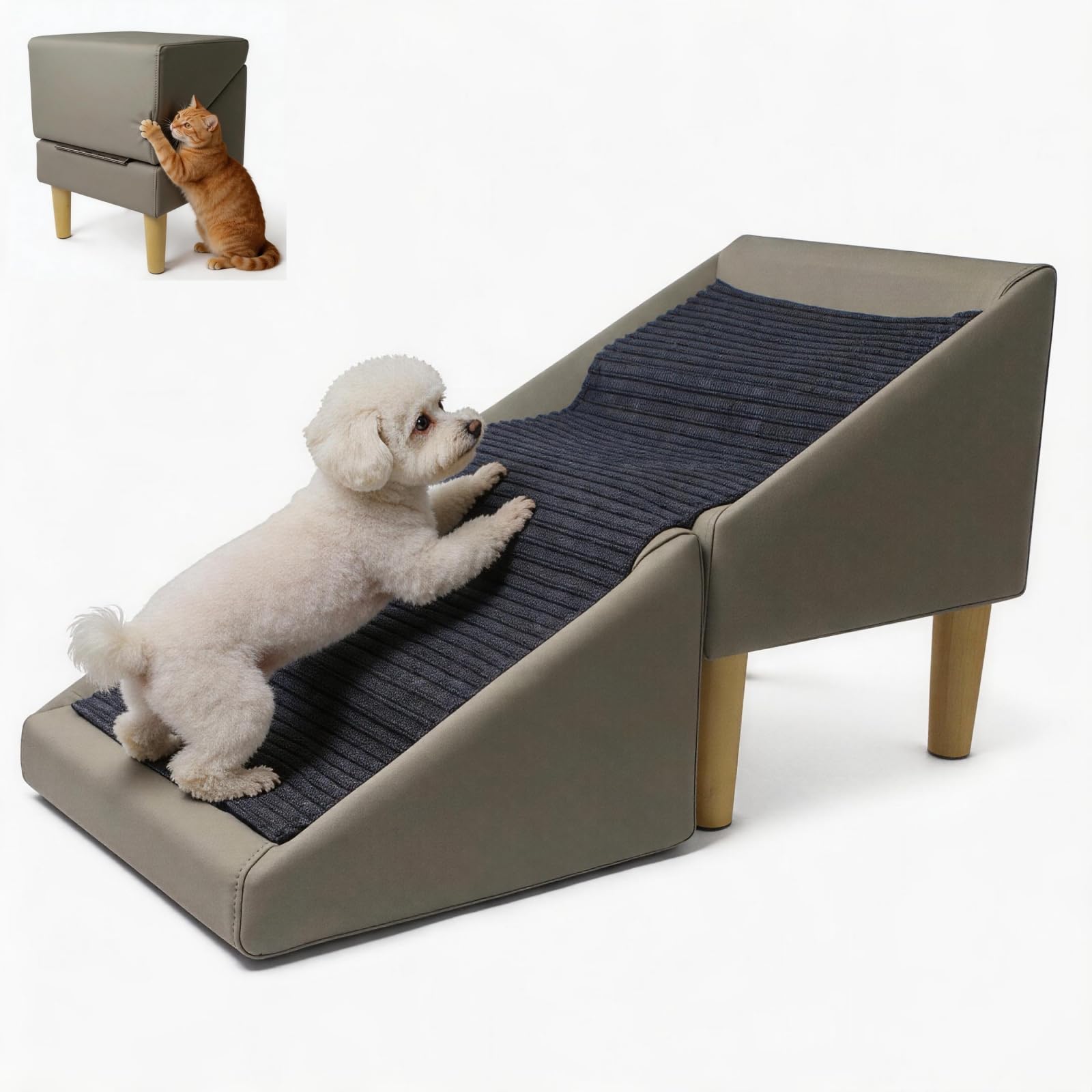 Foldable cat Dog Stair Step ramp