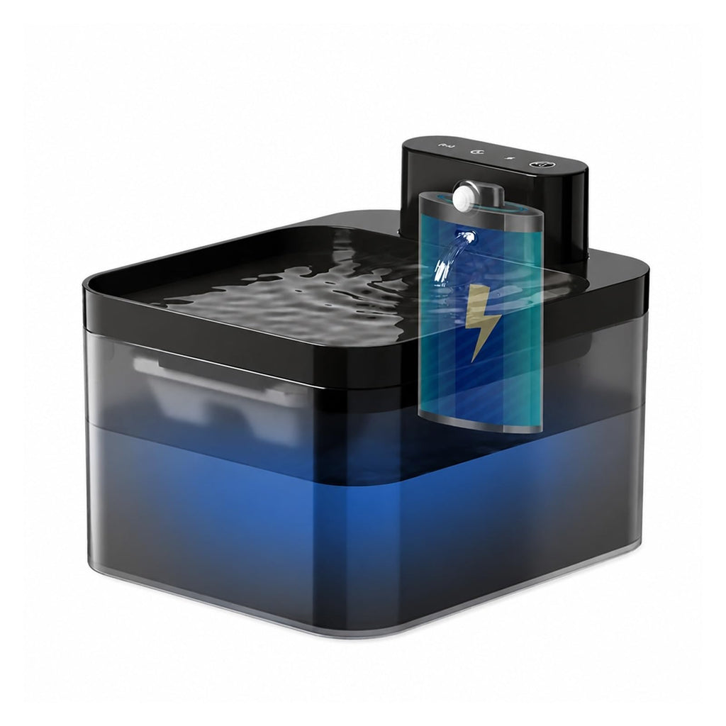 Pet Drinking Fountain, 2.2L 5V Wireless Charging Cat Fountain