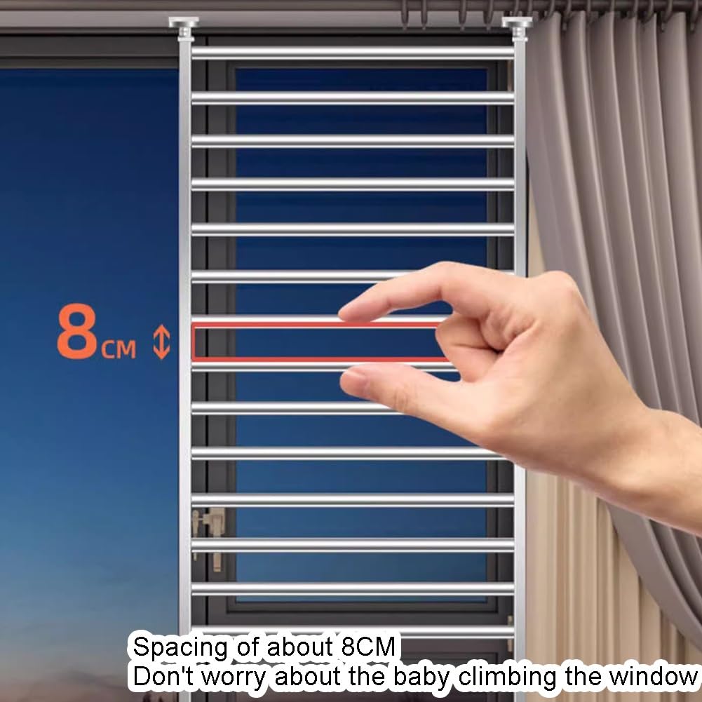 Adjustable Stainless Steel Window Safety Guard
