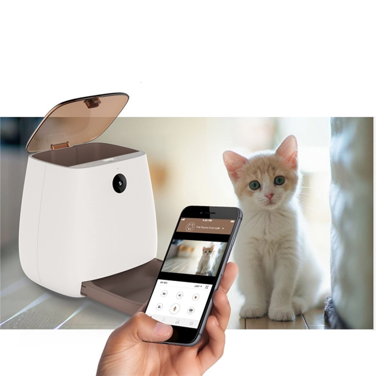 Smart Automatic Pet Feeder with Timed Portion Control