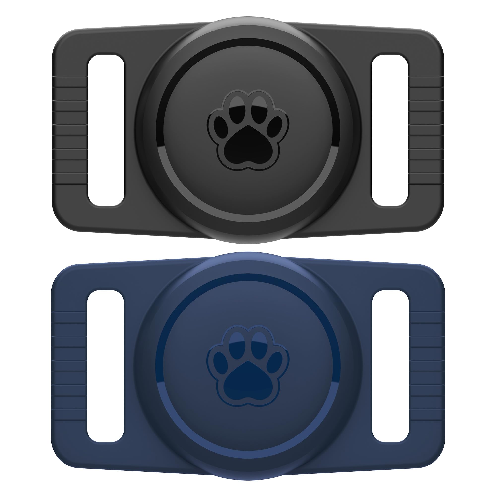 Waterproof Pet Tracker Collar Holders, 2-Pack