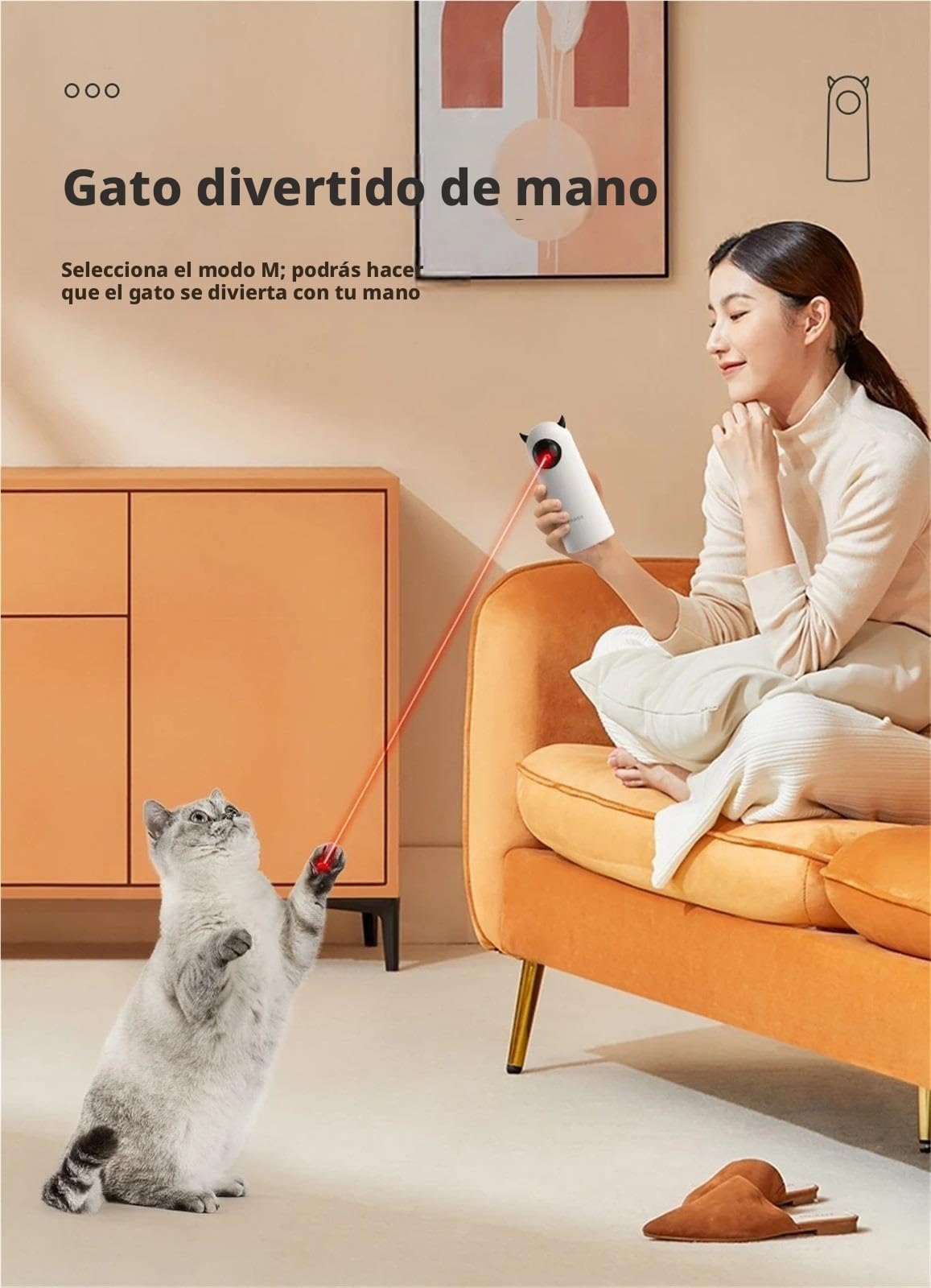 Smart Interactive LED Laser Cat Toy
