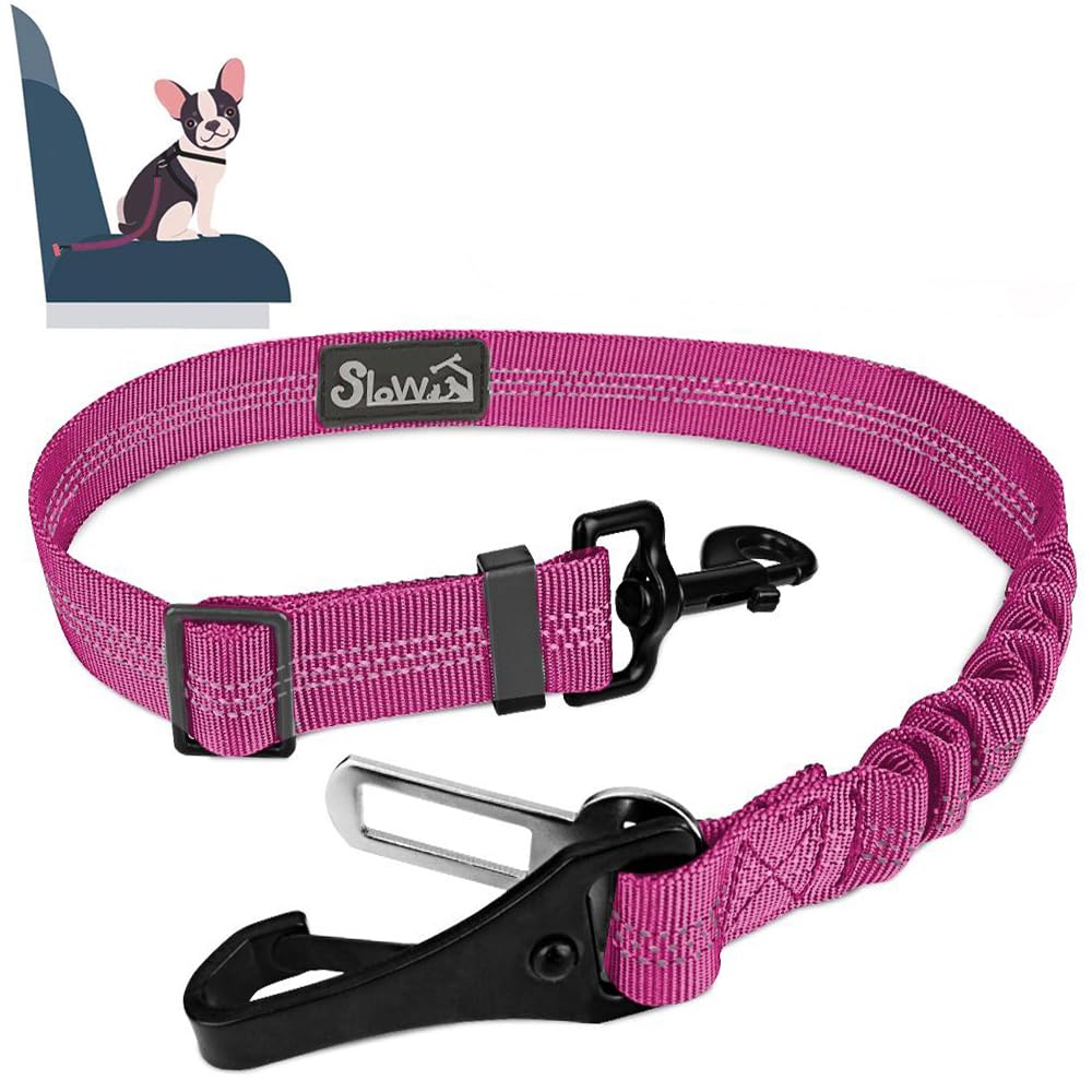 3-in-1 Dog Car Seat Belt with Latch Bar Attachment