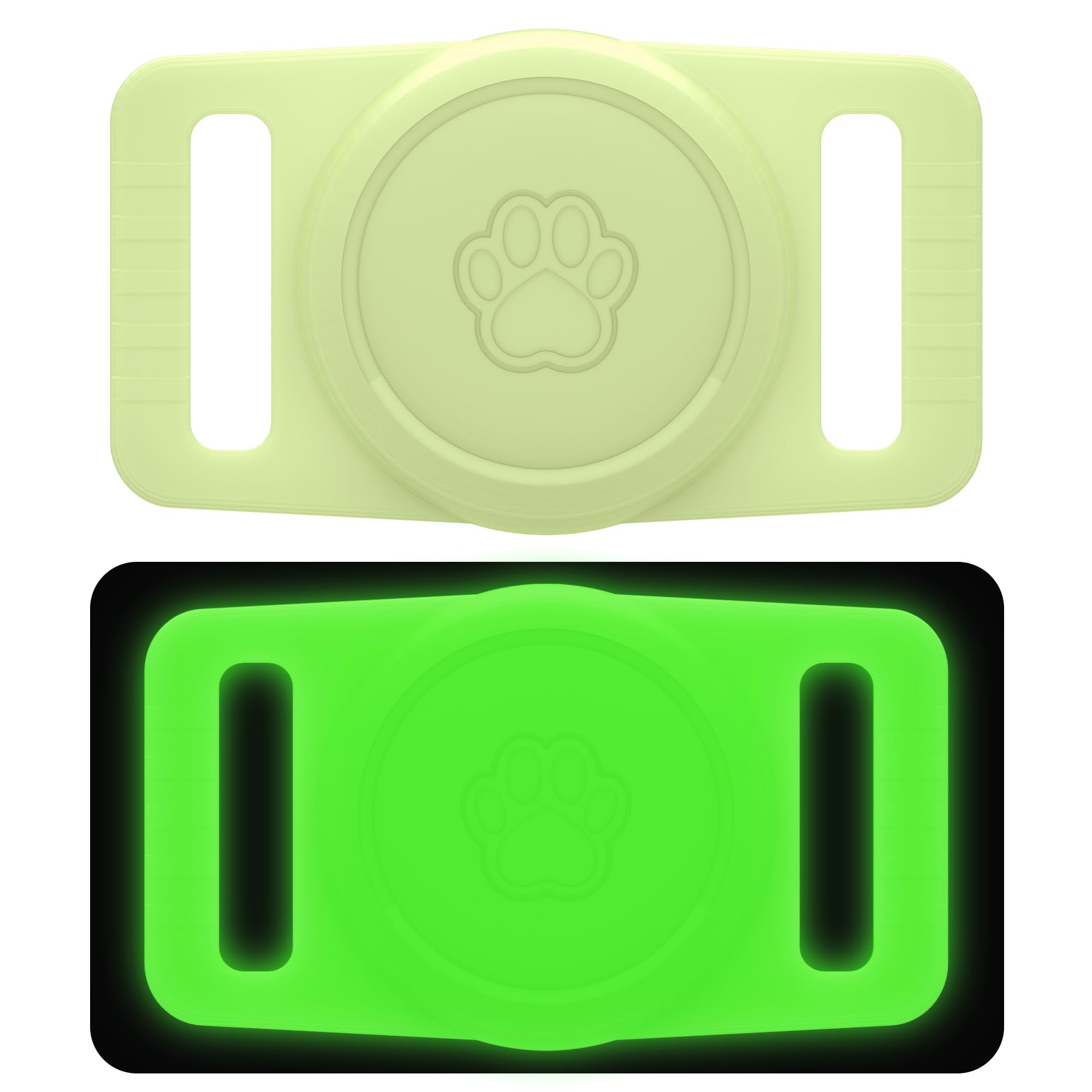 Waterproof Pet Tracker Collar Holders, 2-Pack