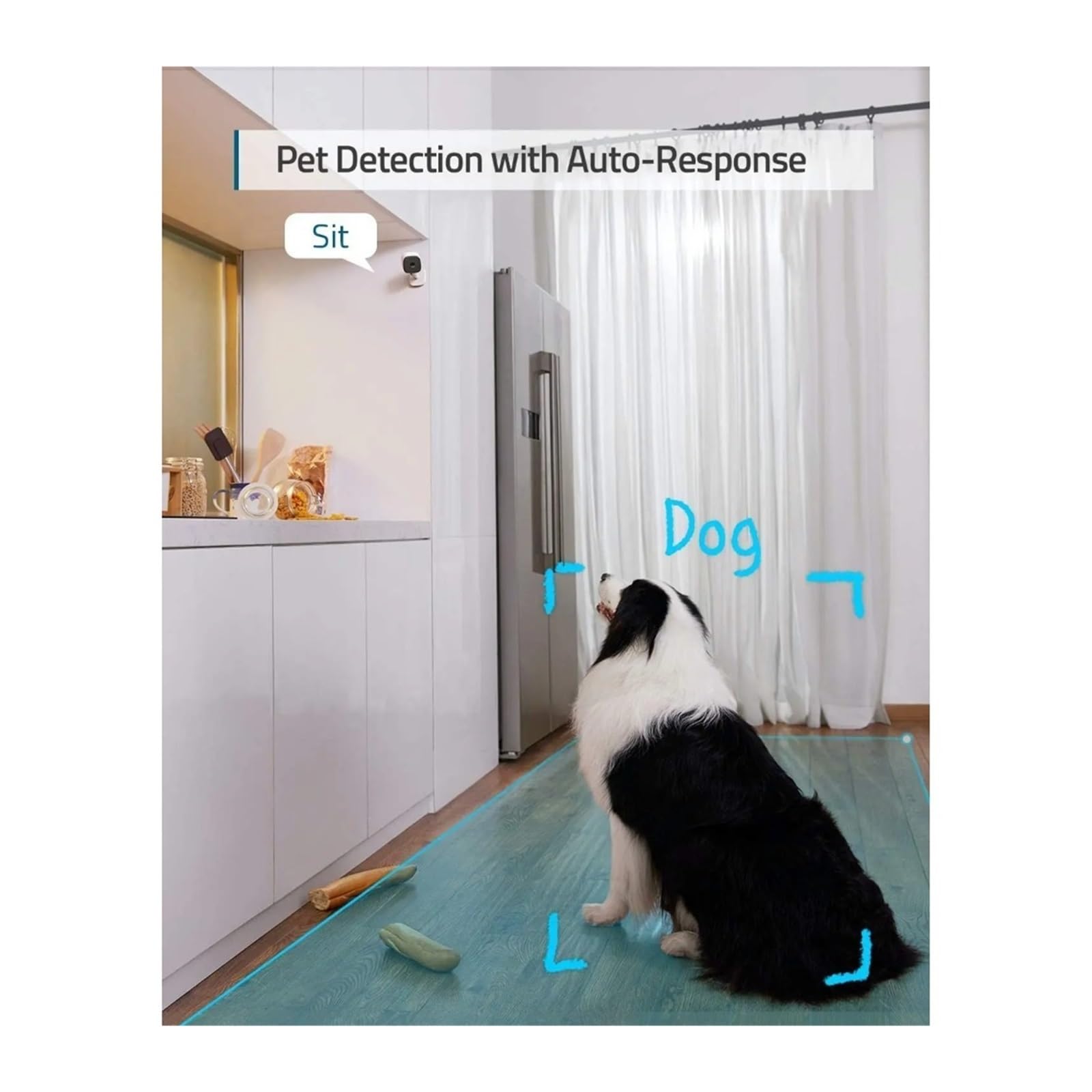 BXGBWKZHRQF Wireless Pan Tilt Security Camera
