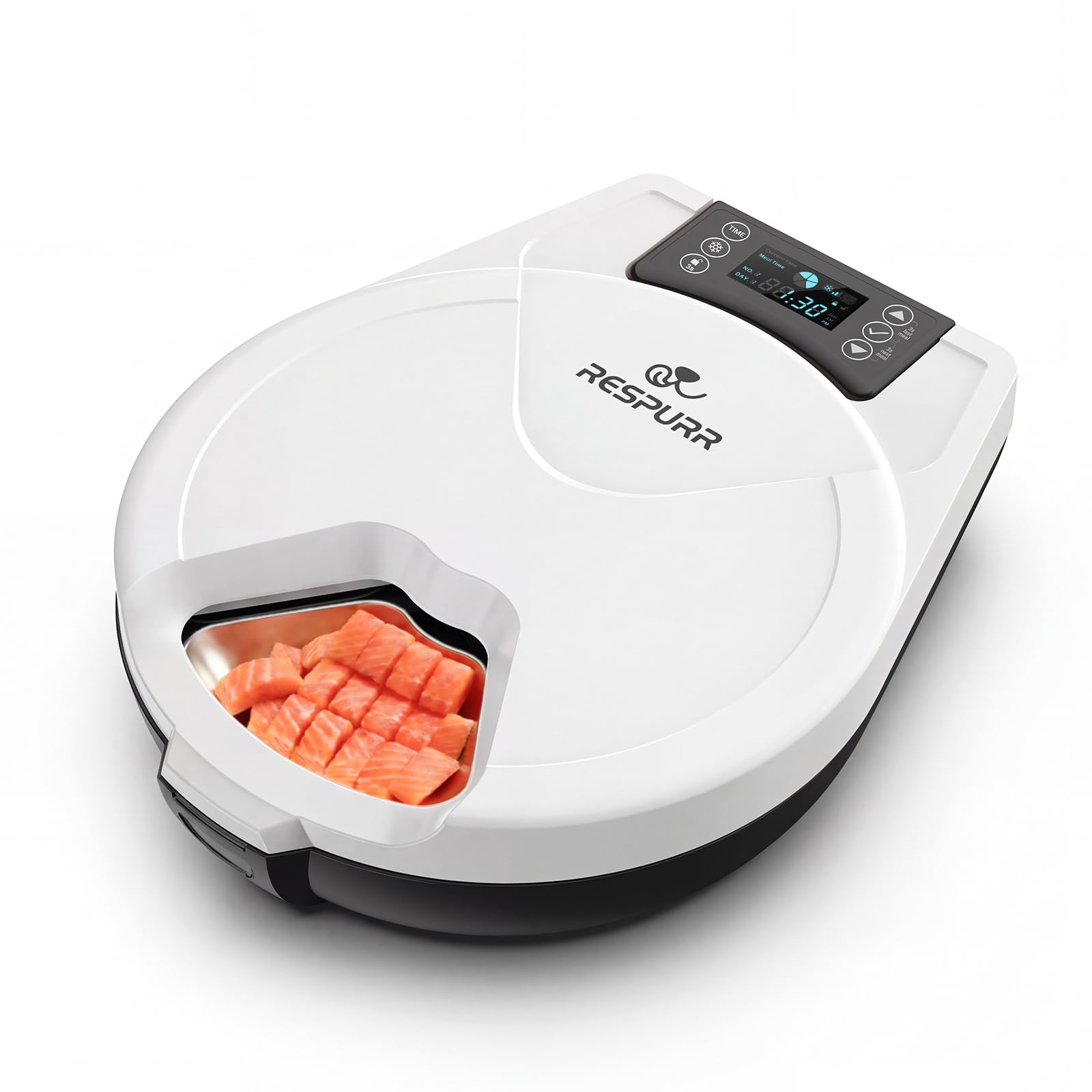 5-Meal Automatic Wet Food Feeder with Cooling & Heating