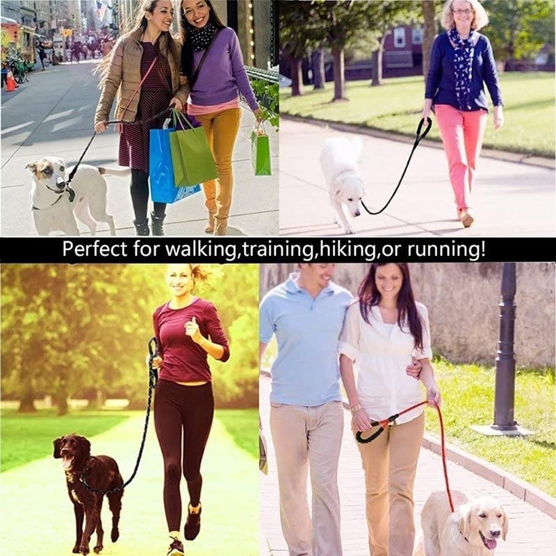 Padded Large Dog Leash with 360° Swivel Buckle