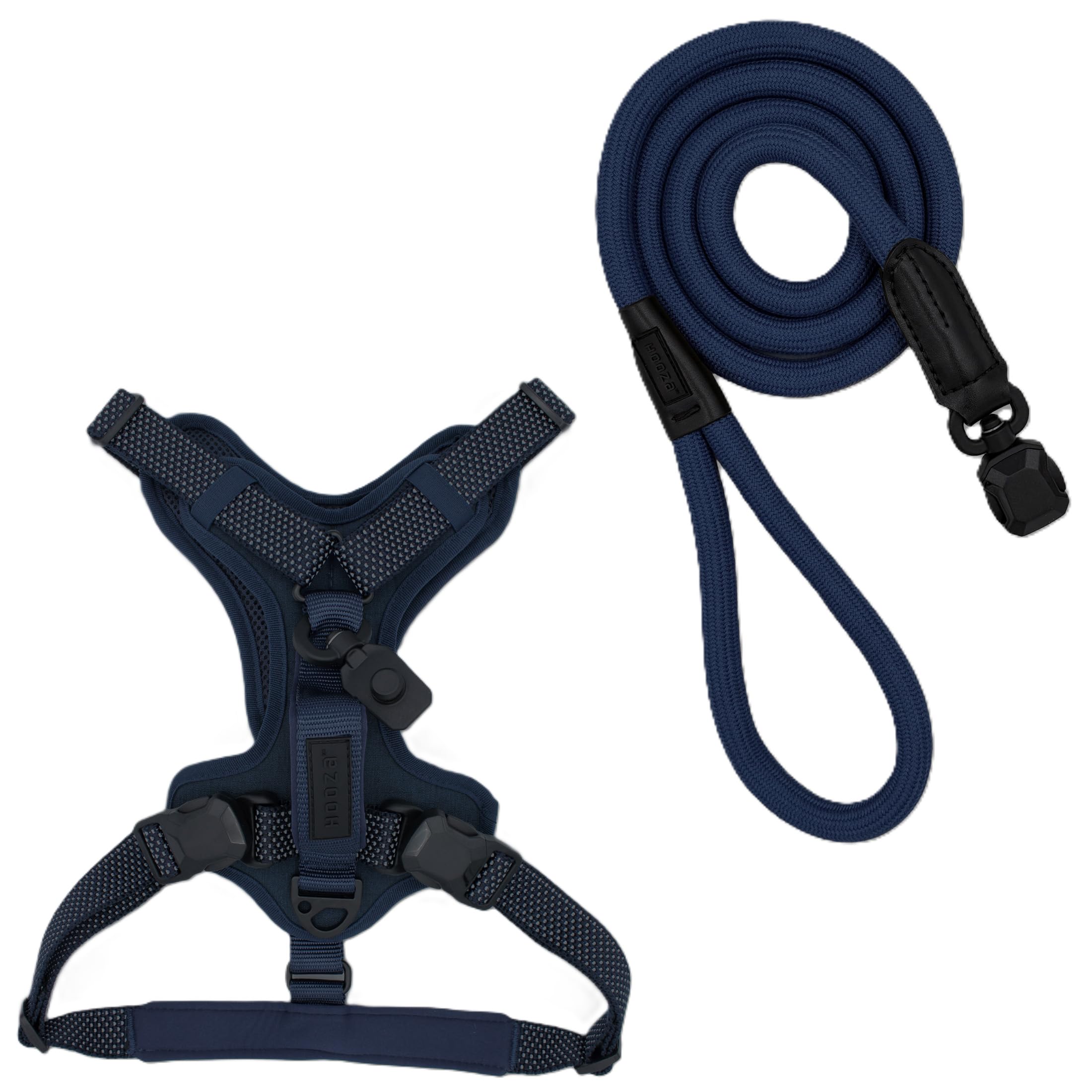 HOOZA Control Harness and Rope Leash - Mulitple Sizes & Colors