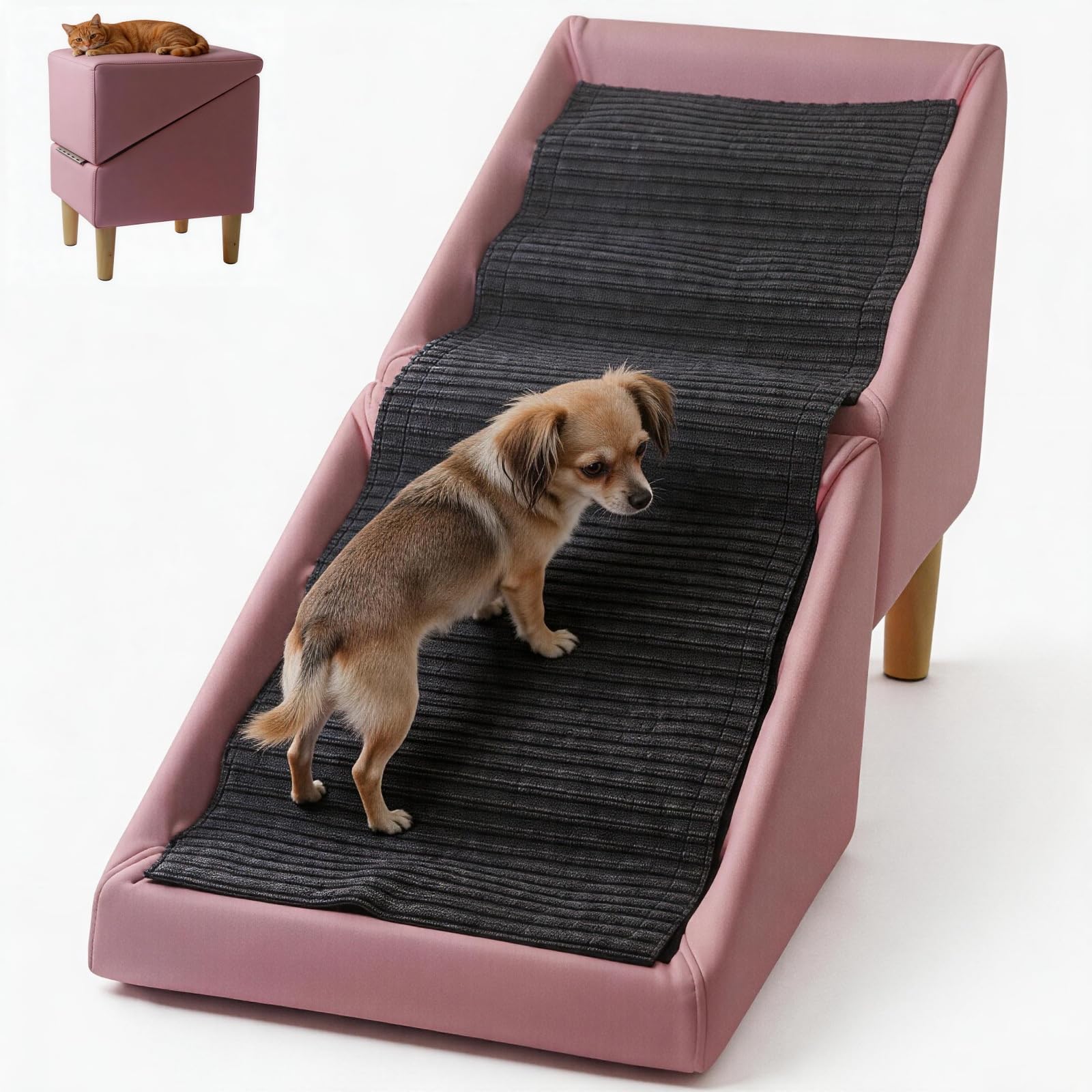 Foldable cat Dog Stair Step ramp