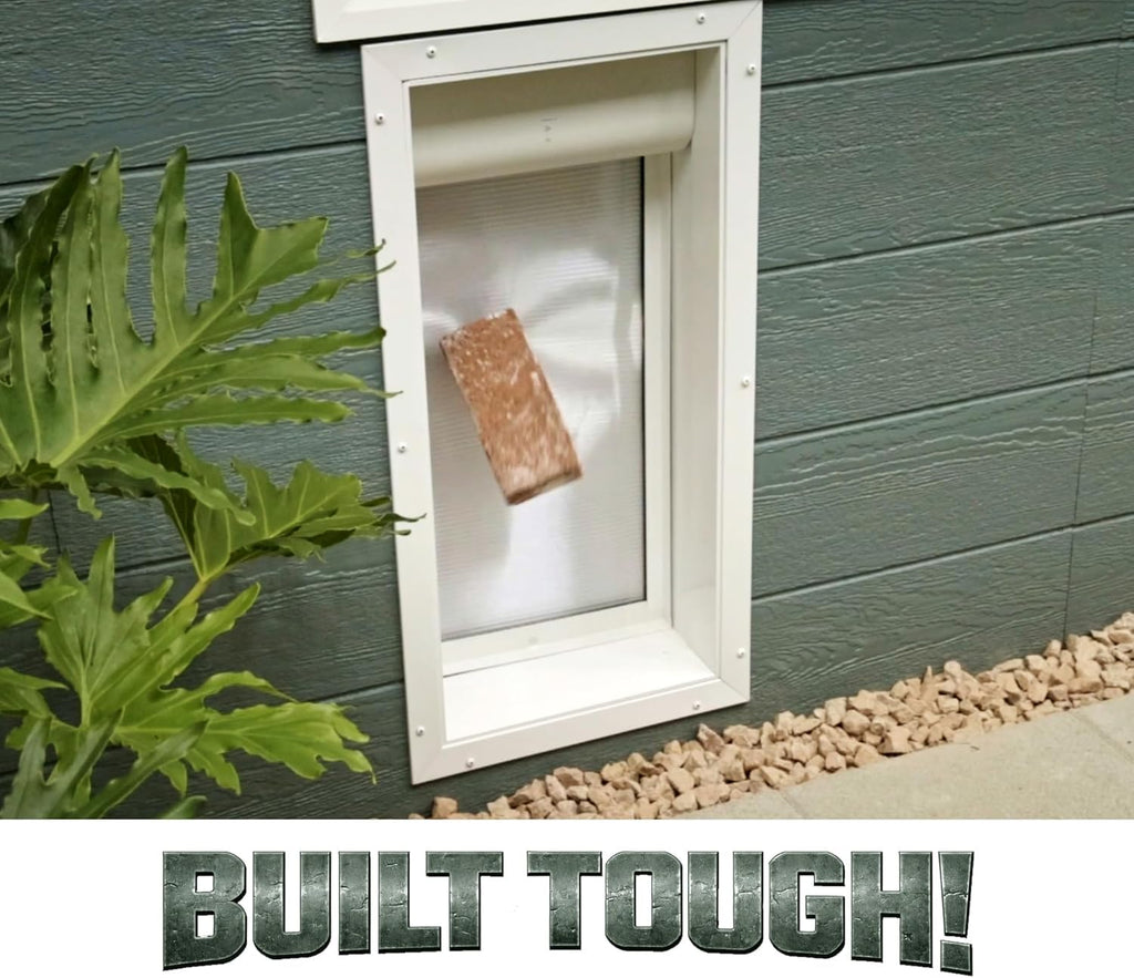 Smart Automatic Roll-Up Pet Door with App Control