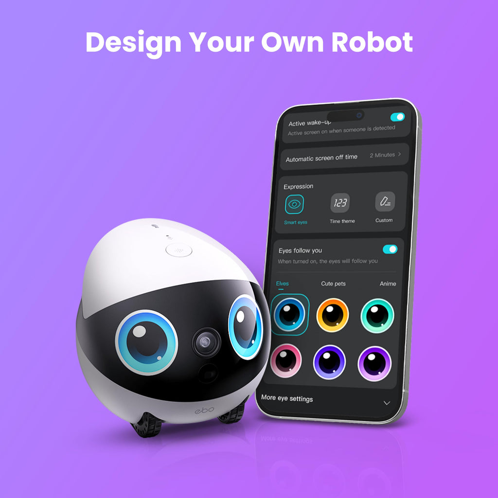 3K Smart Pet Robot Camera with Two-Way Video & AI Chat