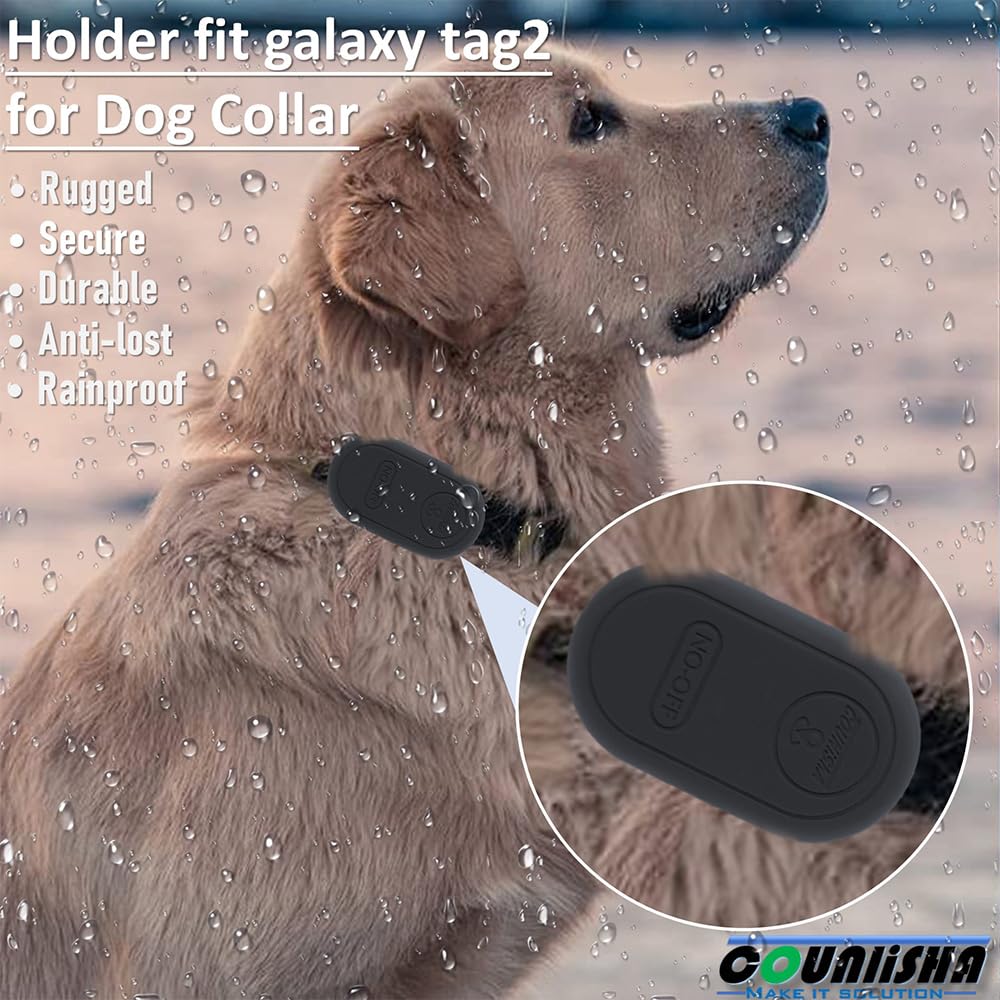 Silicone Pet Tracker Collar Holder