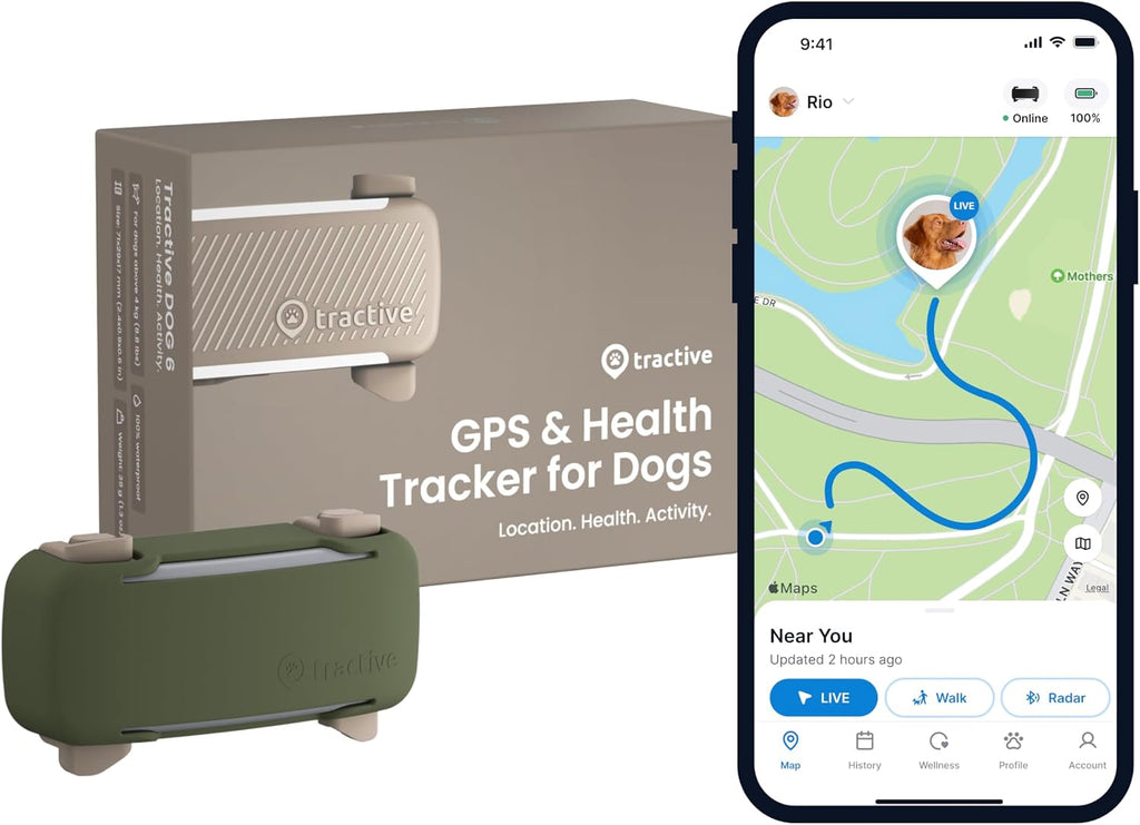 Tractive GPS Dog 6 Tracker Cover - Olive