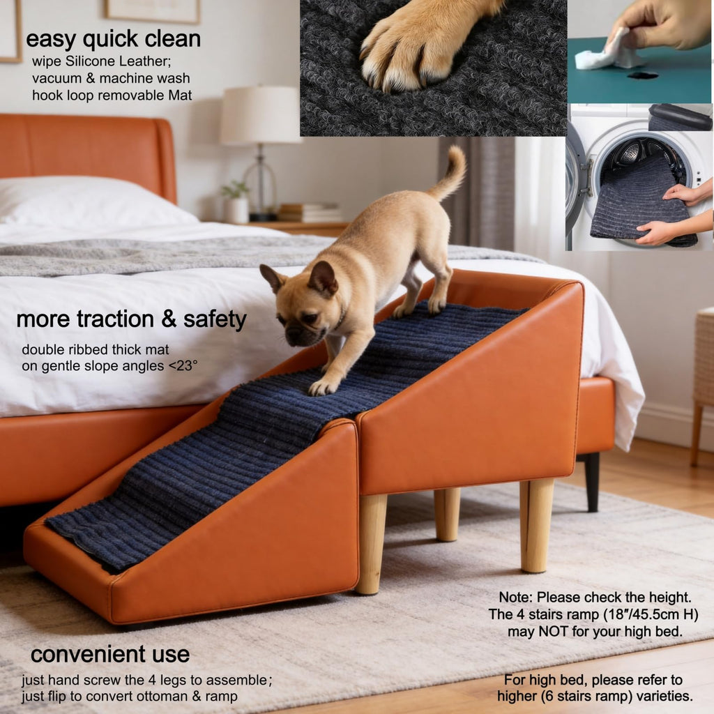 Foldable cat Dog Stair Step ramp