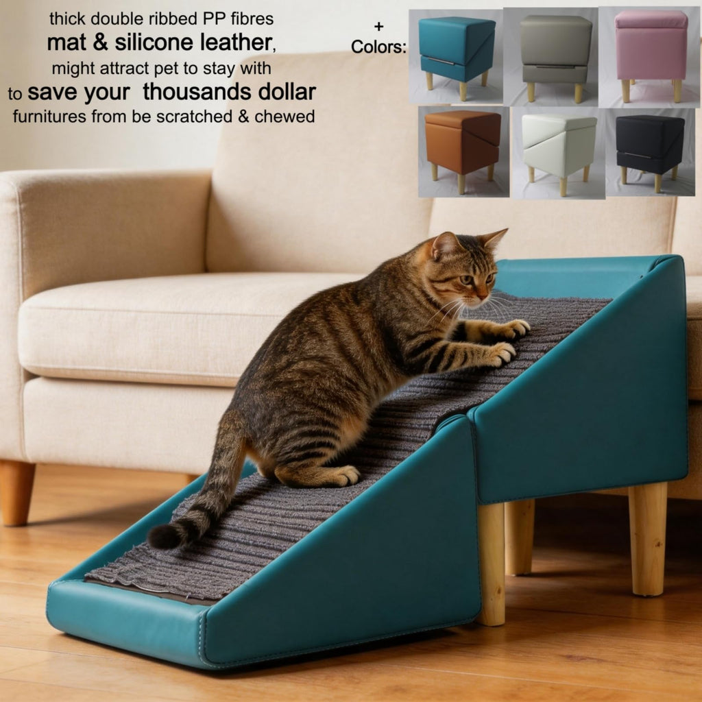 Foldable cat Dog Stair Step ramp