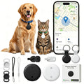 GPS Pet Tracker Tags for iOS & Android, 2-Pack