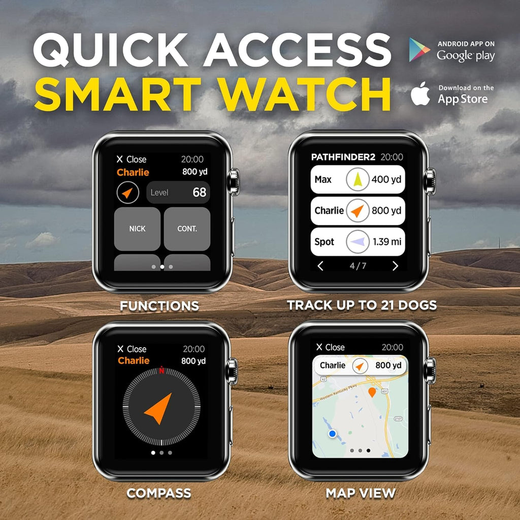 GPS Pet Tracker Collar with App Control