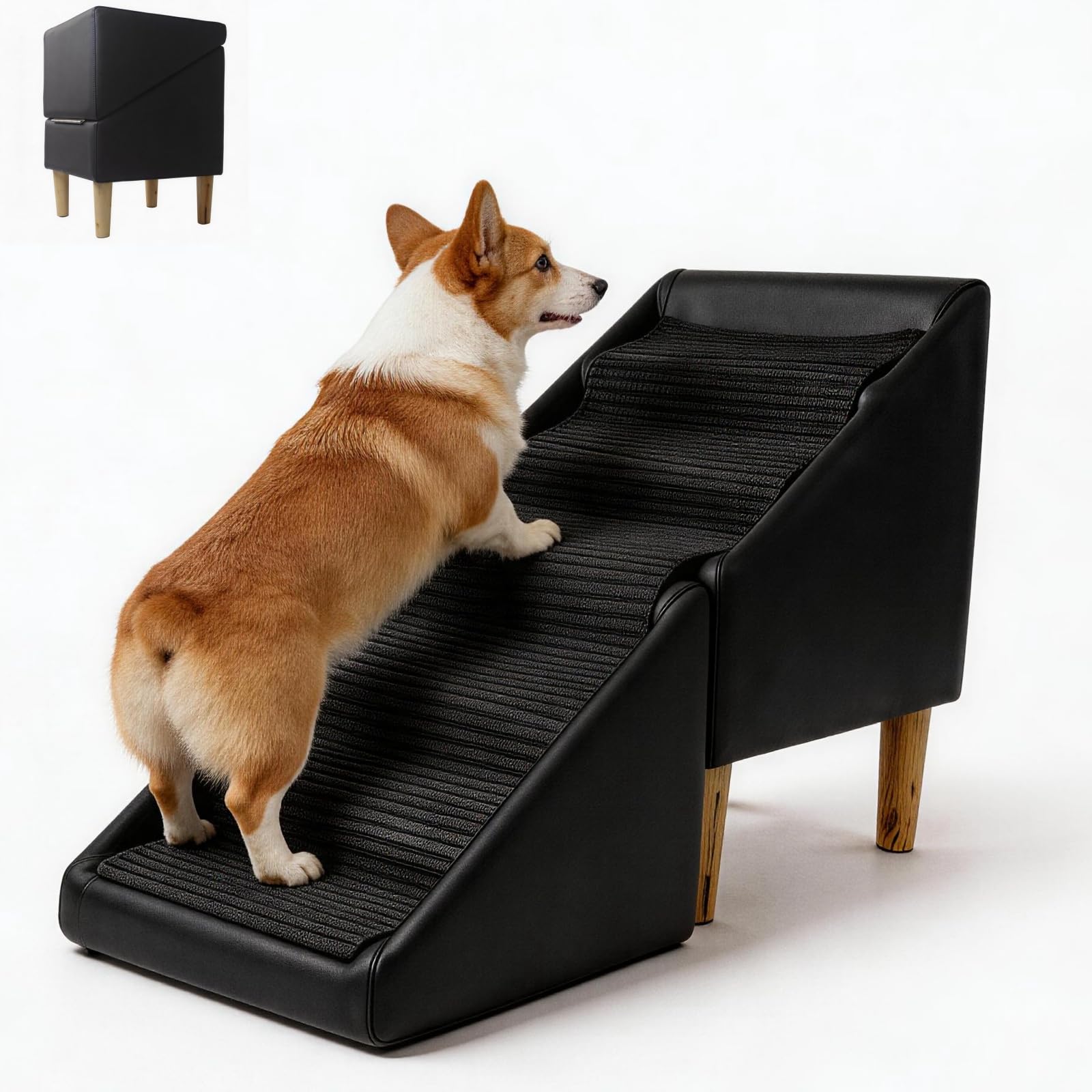 Foldable cat Dog Stair Step ramp