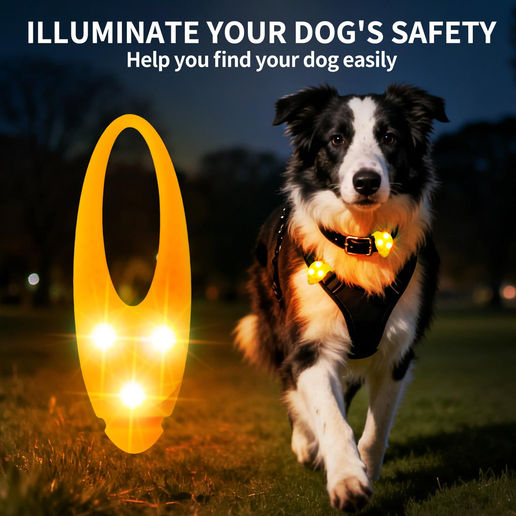 Waterproof LED Pet Safety Light with Collar Clip