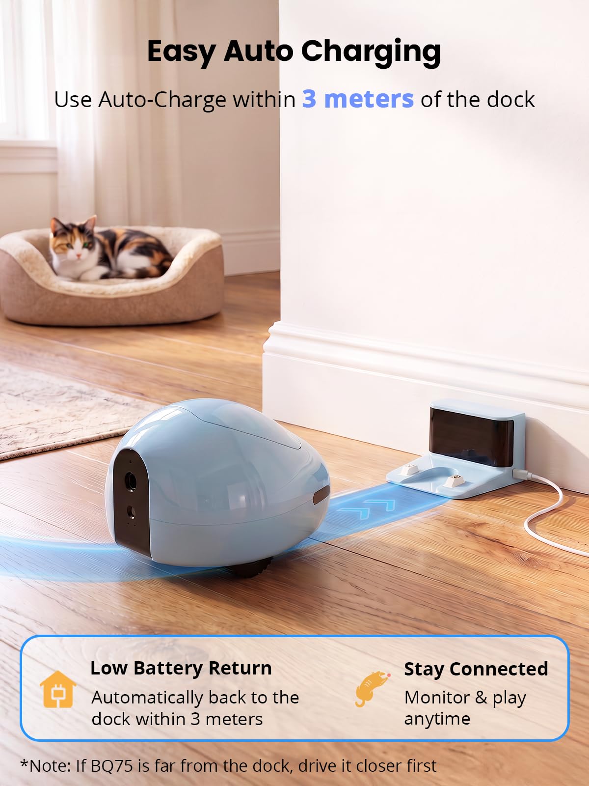 Smart Pet Camera Robot with Treat Dispenser & Laser