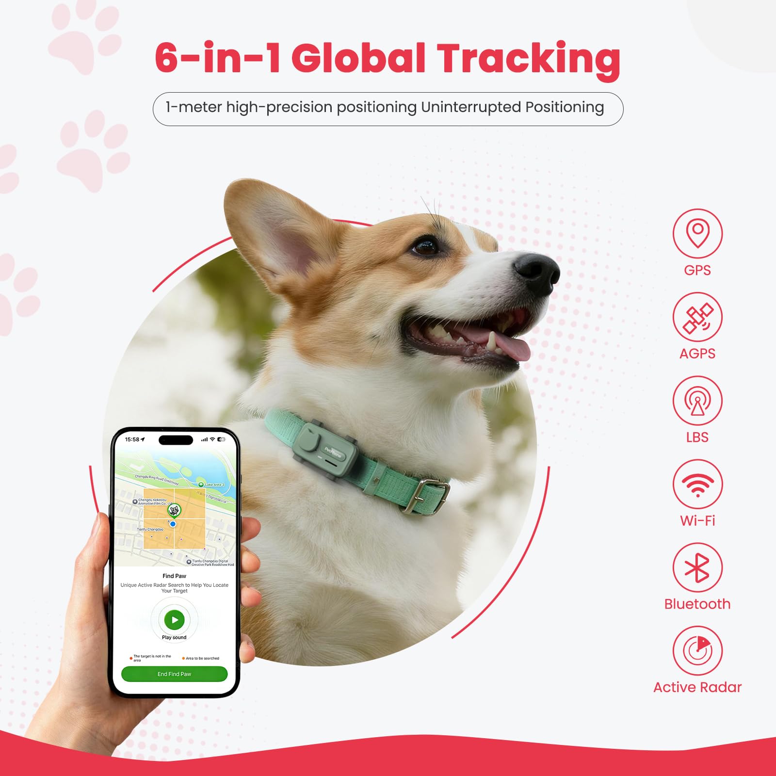 AI-Powered Smartphone for Pets, Support Emotion Detection, 2-Way PetChat