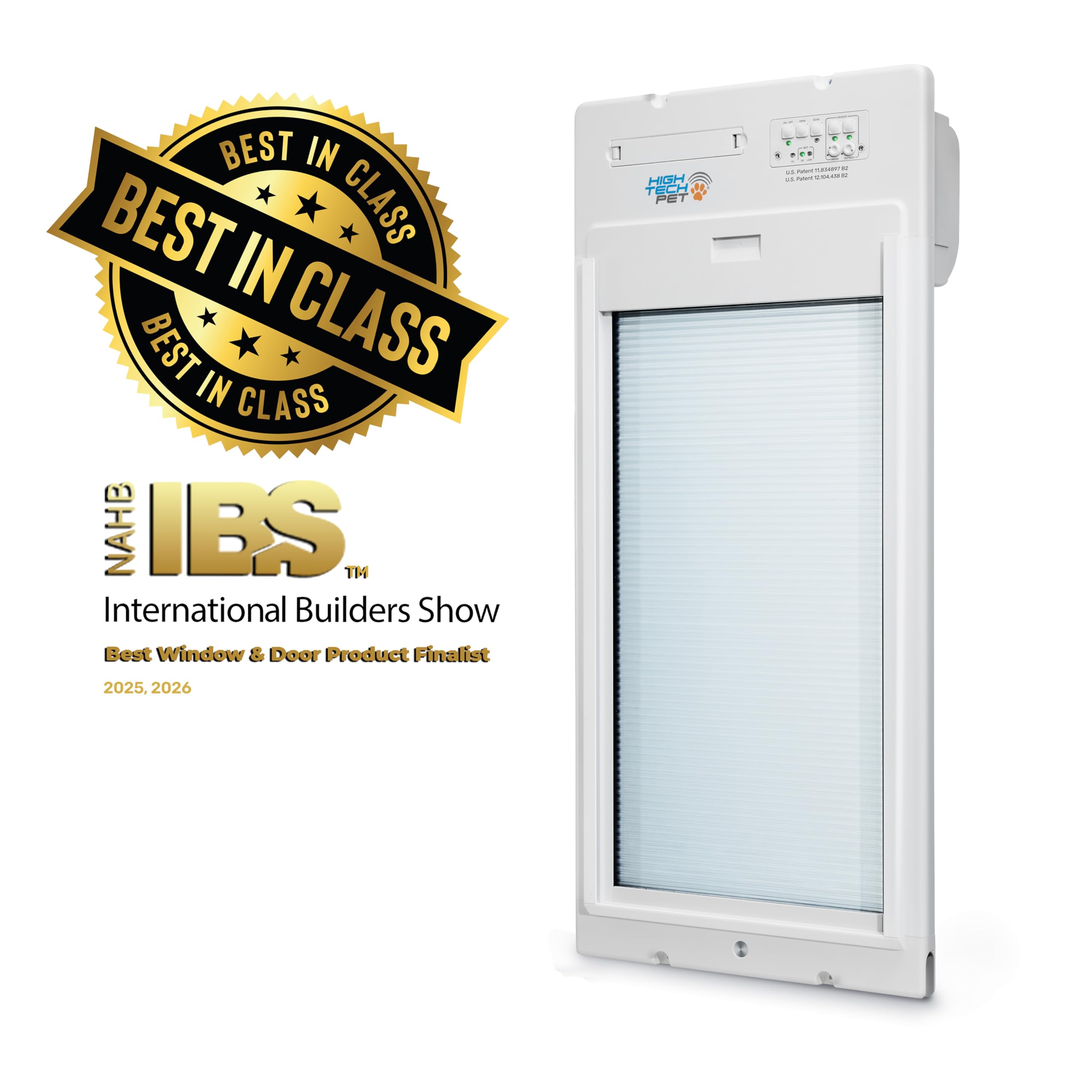 Smart Automatic Roll-Up Pet Door with App Control