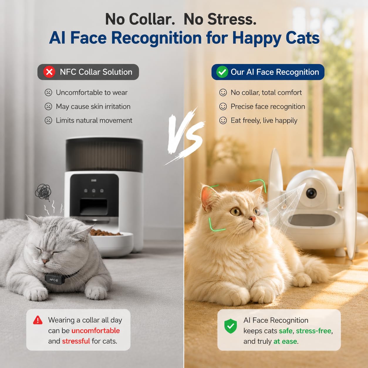 AI Smart Pet Feeder with Facial Recognition & WiFi Control