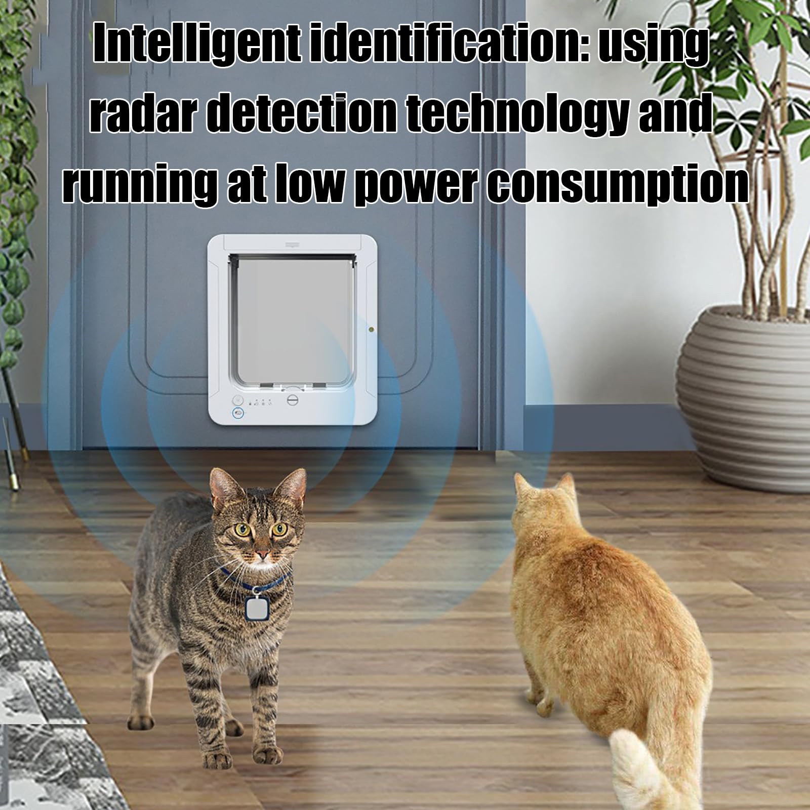 Smart RFID Automatic Pet Door with Remote Control