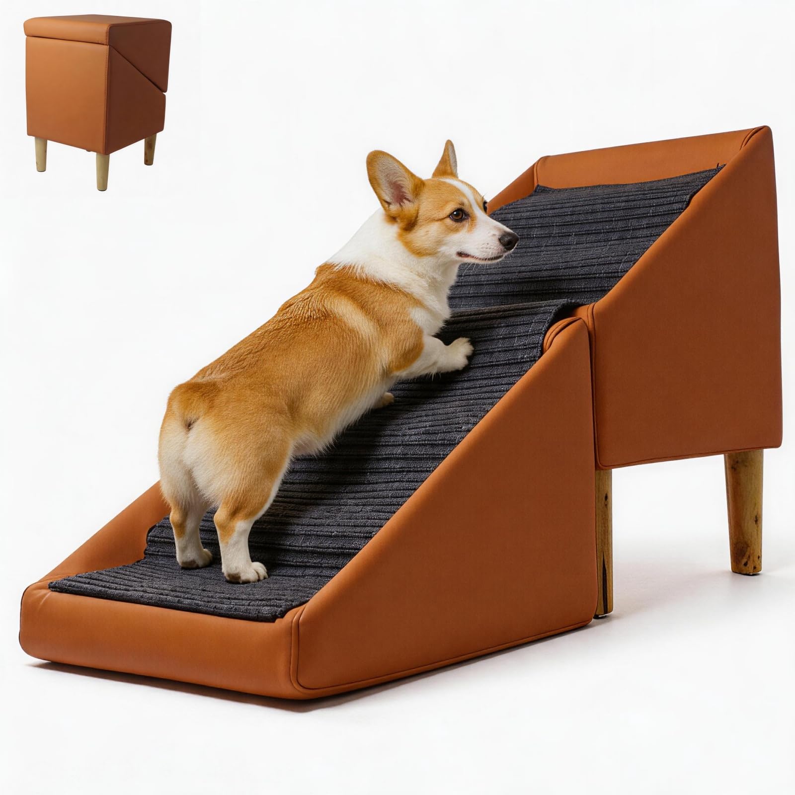 Foldable cat Dog Stair Step ramp