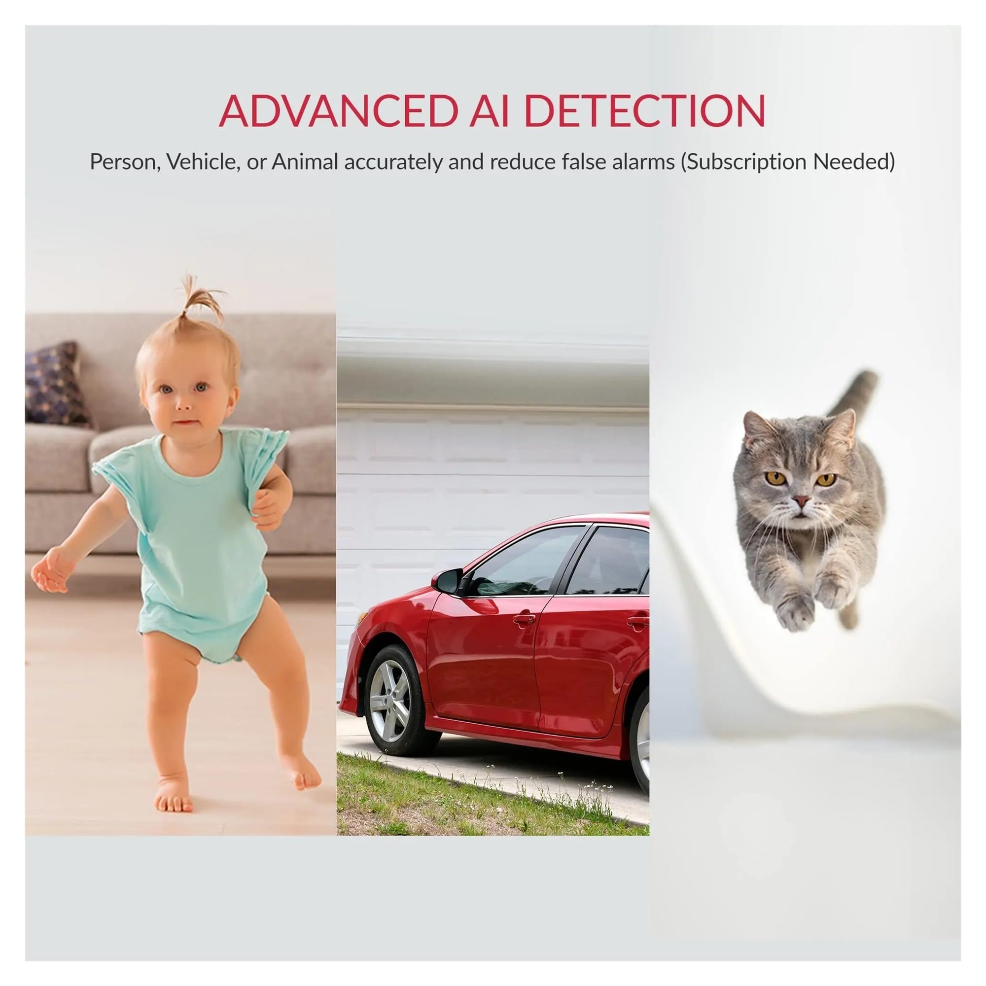 2K WiFi Home Camera 2/4pcs Kit