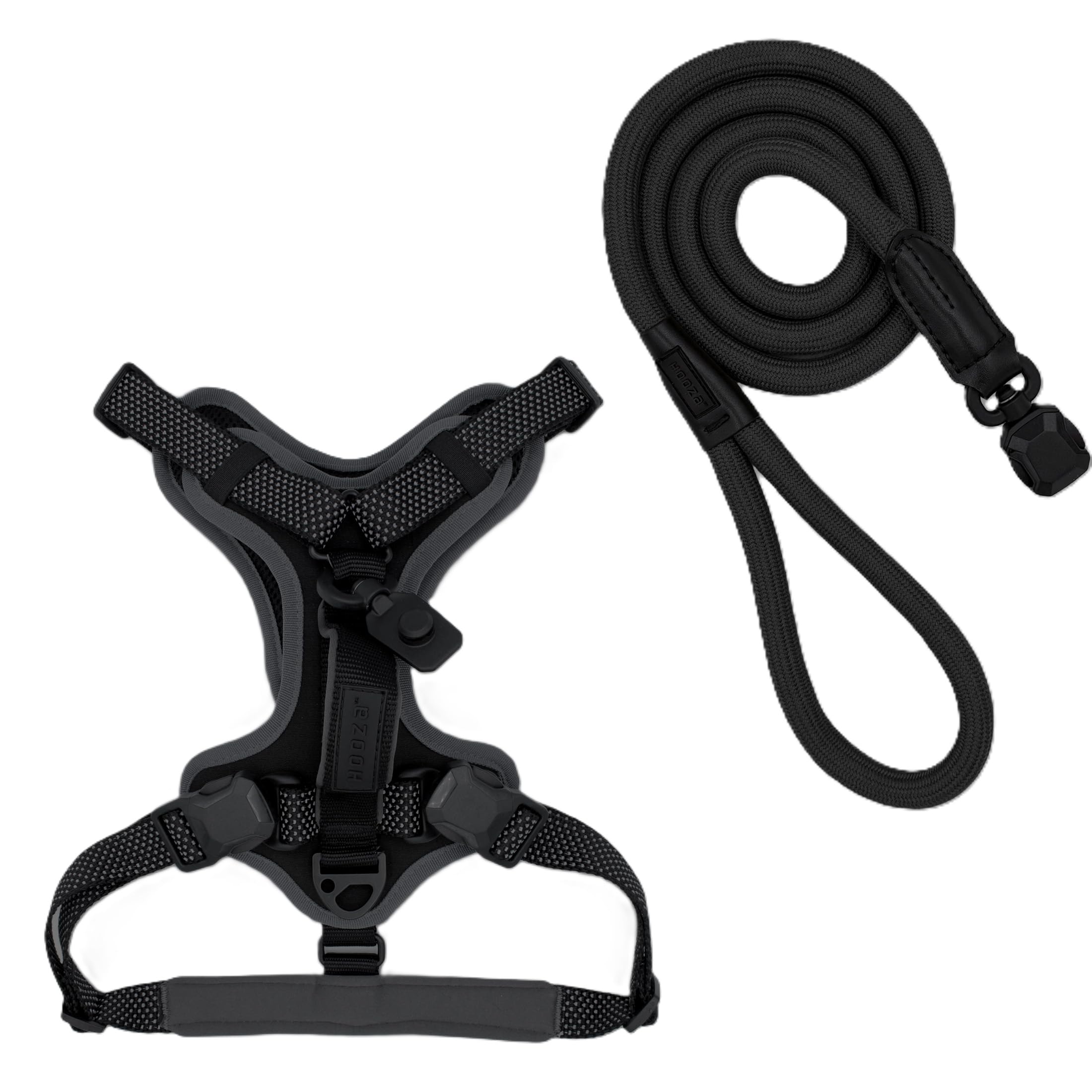 HOOZA Control Harness and Rope Leash - Mulitple Sizes & Colors