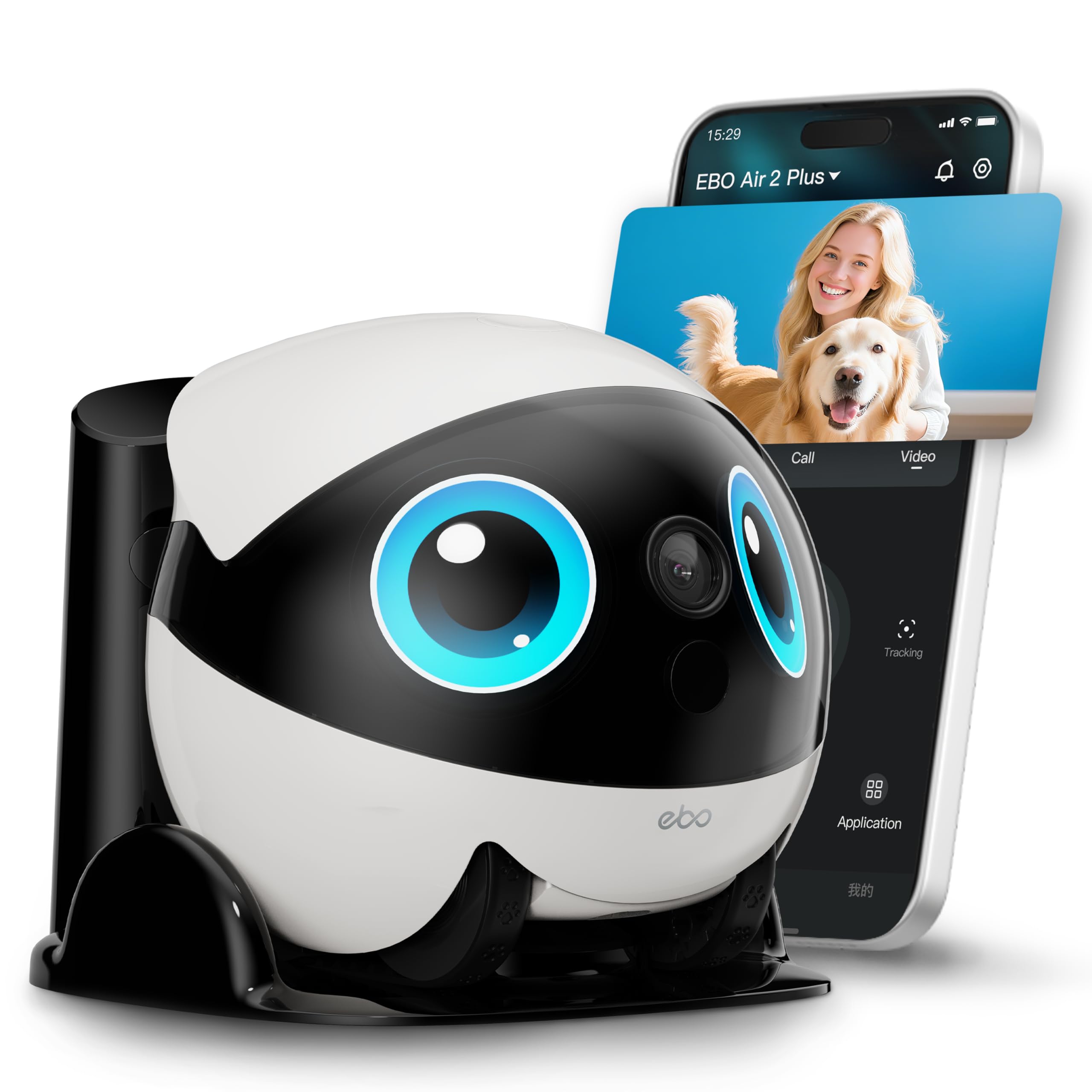 3K Smart Pet Robot Camera for Indoor Monitoring